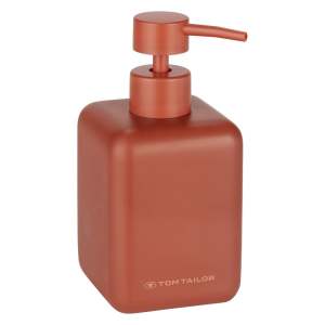 Oranžový dávkovač mýdla z polyresinu 380 ml Tom Tailor T-Rounded – Wenko