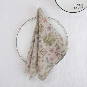 Lněné ubrousky v sadě 2 ks Botany 2 – Linen Tales
