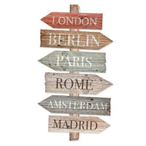 Cedule 30×50 cm Cities – Really Nice Things