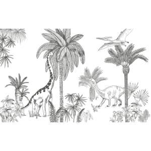 Dětská tapeta 400 cm x 248 cm Jurassic Period – Lilipinso