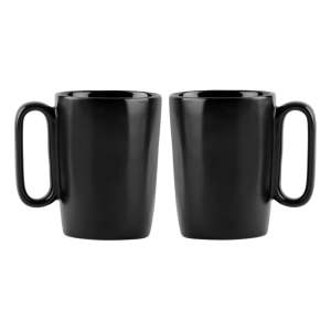 Černé hrnky z kameniny v sadě 2 ks 250 ml Fuori – Vialli Design