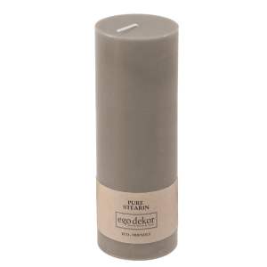 Béžově hnědá svíčka Eco candles by Ego dekor Friendly, doba hoření 60 h
