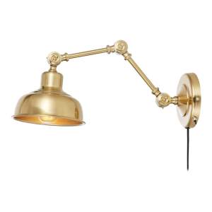 Nástěnná lampa ve zlaté barvě Markslöjd Grimstad