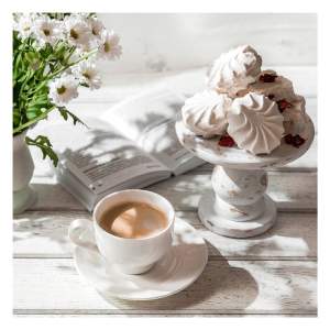 Skleněný obraz 30×30 cm Meringue – Styler