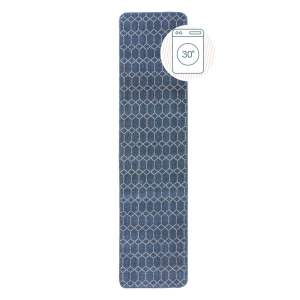 Tmavě modrý pratelný běhoun 57×230 cm Argyll – Flair Rugs