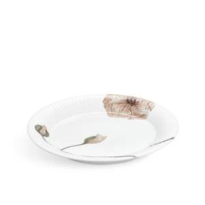 Bílý porcelánový talíř Kähler Design Hammershøi Poppy, ø 27 cm
