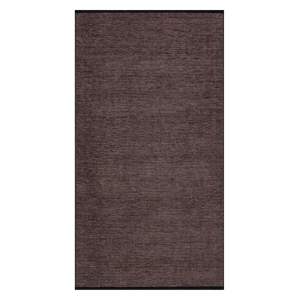 Vínovo-černý pratelný bavlněný běhoun 80×200 cm Bendigo – Vitaus