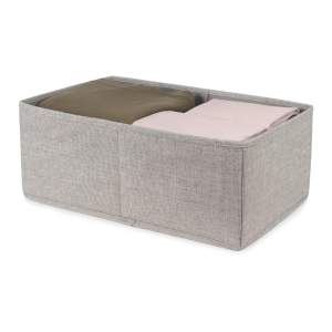 Šedý úložný box Compactor Oxford, 42 x 26 cm