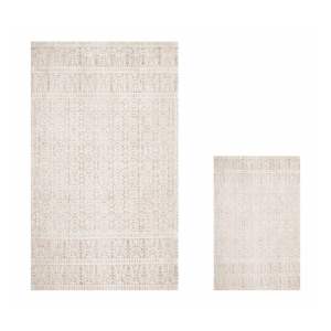 Béžové koupelnové předložky v sadě 2 ks 60×100 cm – Mila Home
