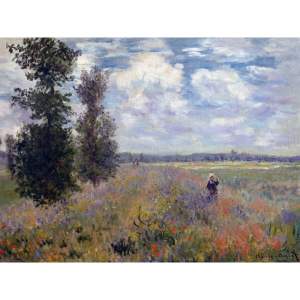 Reprodukce obrazu Claude Monet – Poppy Fields near Argenteuil, 40 x 30 cm