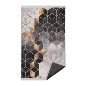 Koberec v šedo-zlaté barvě 160×230 cm – Mila Home