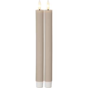 LED svíčky v sadě 2 ks (výška 25 cm) Flamme Stripe – Star Trading
