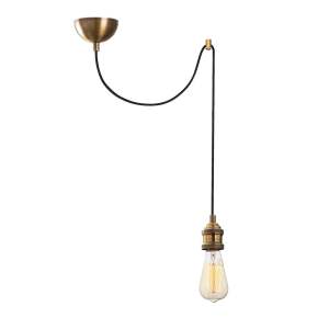Závěsné svítidlo v bronzové barvě Opviq lights Kabluni