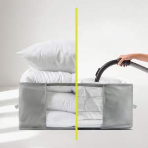 Vakuový plastový úložný box na oblečení 60x45x25 cm – Homéa