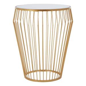Kulatý odkládací stolek se skleněnou deskou ø 45 cm Avantis – Premier Housewares