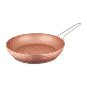 Růžová hliníková pánev Güral Porselen Classic, ø 26 cm