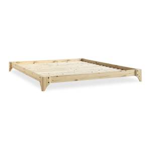 Dvoulůžková postel z borovicového dřeva s roštem 180×200 cm Elan – Karup Design