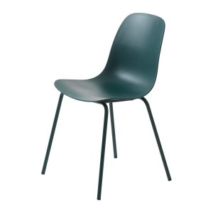 Tyrkysová plastová jídelní židle Whitby – Unique Furniture
