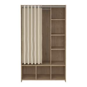 Bílo-béžová šatní skříň v dekoru dubu 105×180 cm Kit – Tvilum