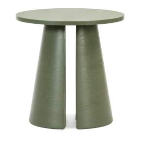 Zelený odkládací stolek Teulat Cep, ø 50 cm