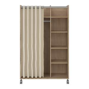 Šatní skříň v dekoru dubu v bílo-béžové barvě 100×160 cm Kit – Tvilum