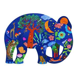 Dětské puzzle se 150 dílky Djeco Elephant