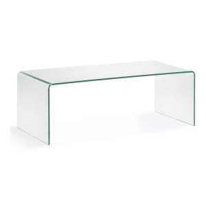 Skleněný konferenční stolek 50×110 cm Burano – Kave Home