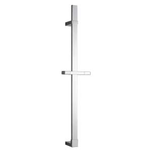 Nástěnná sprchová tyč z nerezové oceli v leskle stříbrné barvě 68 cm Design – Wenko