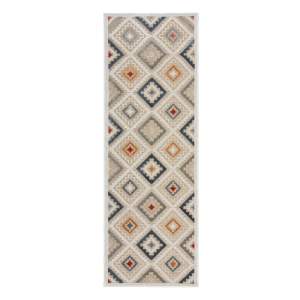 Krémový venkovní běhoun 80×230 cm Zion Natural – Flair Rugs