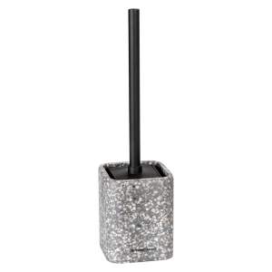 Šedá WC štětka z polyresinu Tom Tailor T-Terrazzo – Wenko