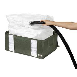 Vakuový látkový úložný box na oblečení 65x45x27 cm Ecologik – Compactor