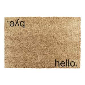 Rohožka z kokosového vlákna 40×60 cm Hello, Bye – Artsy Doormats