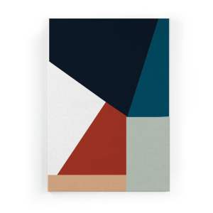 Obraz na plátně Really Nice Things Geometric Blue, 40 x 60 cm