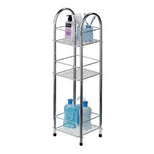 Šedý koupelnový regál 22×81 cm – Premier Housewares