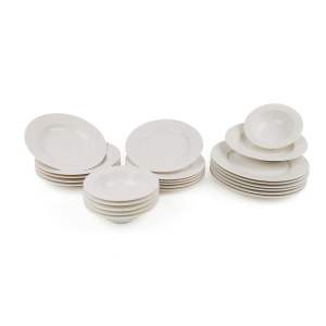 24dílná sada porcelánového nádobí Kutahya Russna
