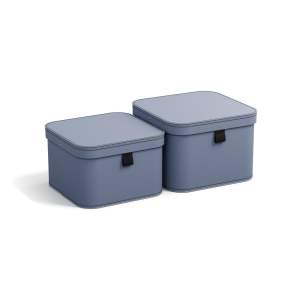 Kartonové úložné boxy s víkem v sadě 2 ks Ludvig – Bigso Box of Sweden