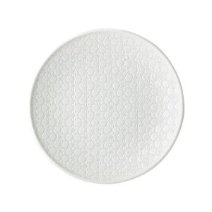 Bílý keramický talíř MIJ Star, ø 25 cm
