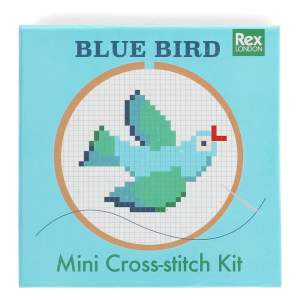 Kreativní sada Cross-stitch Kit Blue Bird – Rex London
