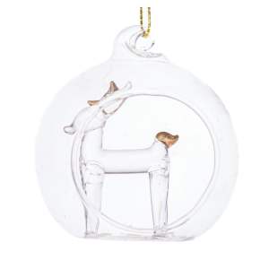 Skleněná vánoční koule Reindeer – Dakls