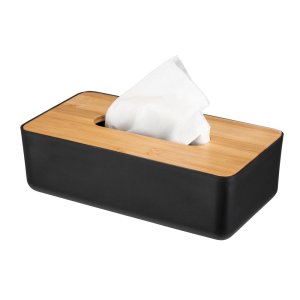 Plastovo-bambusový box na kapesníky Rotello – Wenko