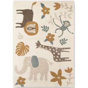 Krémový dětský koberec 160×235 cm Animal Safari – Hanse Home