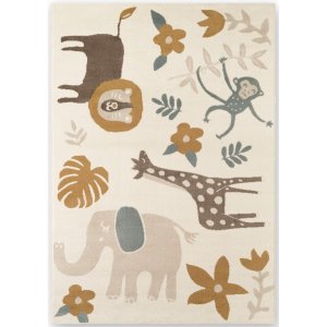 Krémový dětský koberec 160×235 cm Animal Safari – Hanse Home