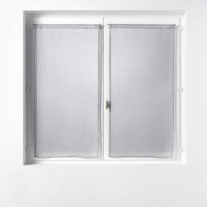 Šedé voálové záclony v sadě 2 ks 60×90 cm Sandra – douceur d’intérieur