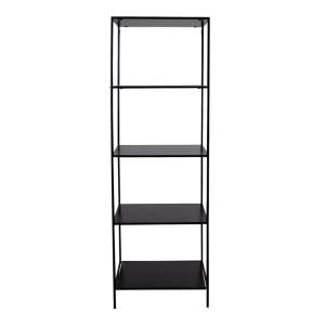 Černá knihovna v dekoru jasanu 51×170 cm Vita – House Nordic