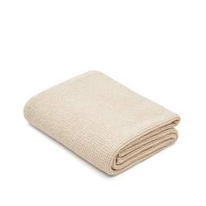 Béžový bavlněný přehoz 240×260 cm Senara – Kave Home