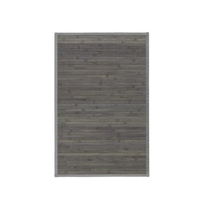 Šedo-zelený bambusový koberec 60×90 cm – Casa Selección