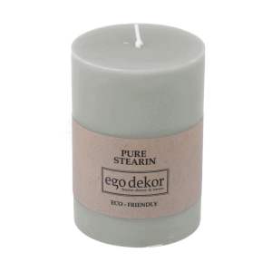 Tyrkysově modrá svíčka Eco candles by Ego dekor Friendly, doba hoření 37 h
