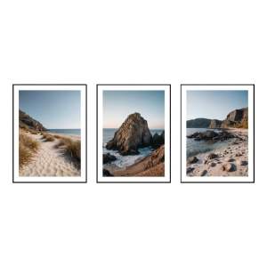 Obrazy v sadě 3 ks 30×40 cm Rocky Coast