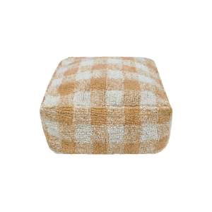 Okrově žlutý taburet Vichy Honey – Lorena Canals