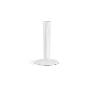 Bílý kameninový svícen Kähler Design Hammershoi, výška 16 cm